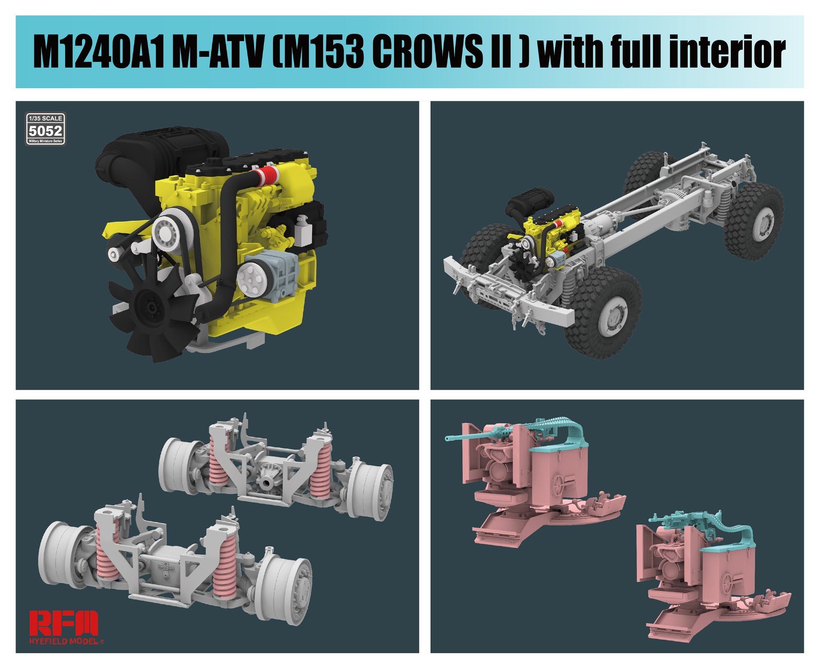 1/35 M1240A1 M-ATV with M153 CROWS II