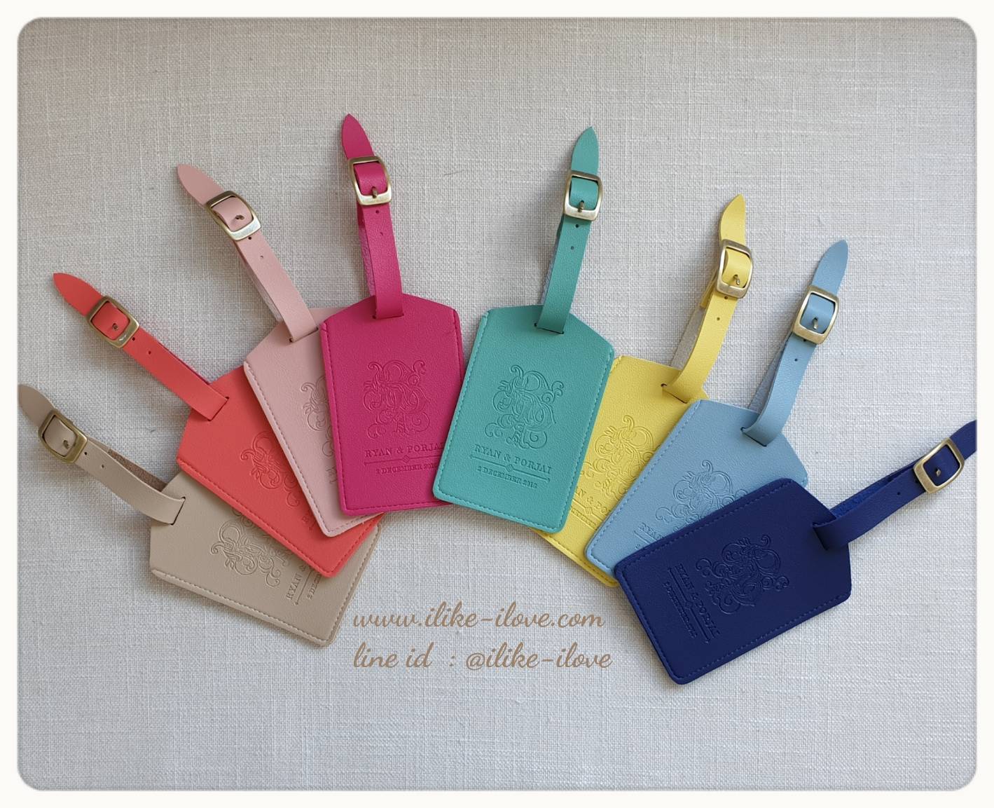 แท็กห้อยกระเป๋าหนัง#805