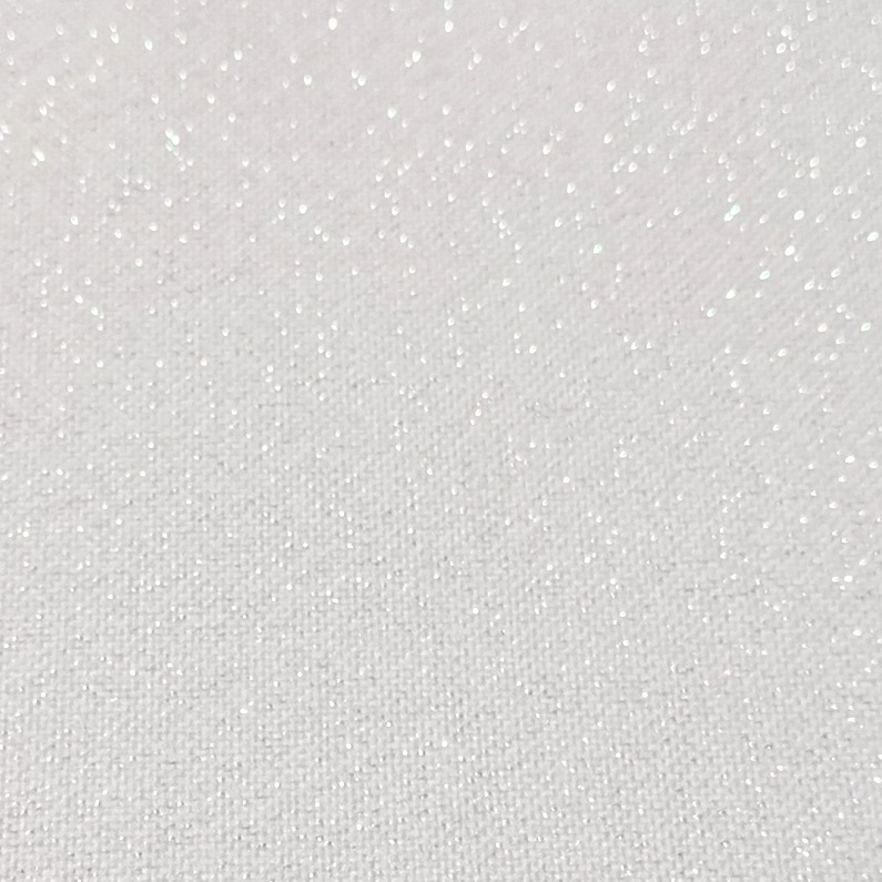 Zweigart 28 ct. White Opalescent Murano Evenweave ผ้าอีเวนวีฟสีขาววิ้ง ขนาดตา 32 ช่อง/นิ้ว