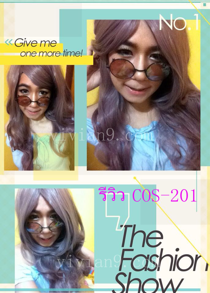 Cos-201 วิกผมคอสลอนยาว สีเเละทรงใกล้เคียงตามเเบบเลยคะ (ของจริงสวยมากคะ)*พร้อมส่ง*