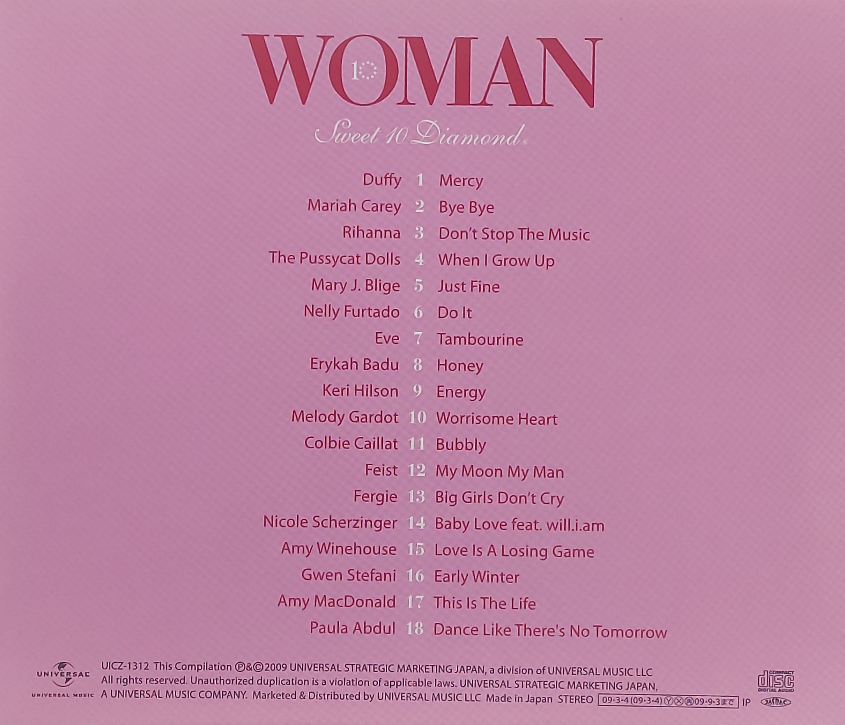 Used CD,Woman Sweet 10 Diamond (A+)(Various Artists)(2009)(Japan)