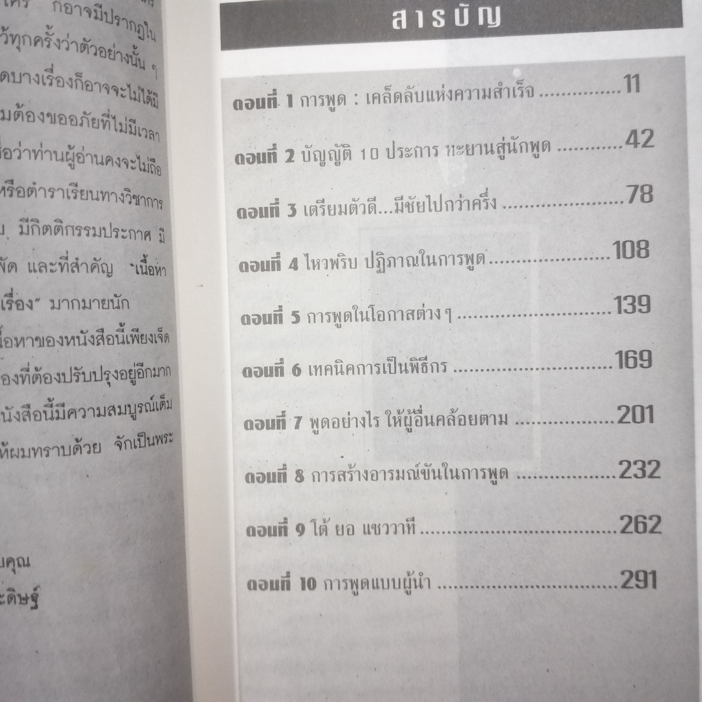 "พลังพูด พลังเพิ่ม" ของ วสันต์ พงศ์สุประดิษฐ์ / มีจุดเหลืองประปราย / สภาพดี 90 %