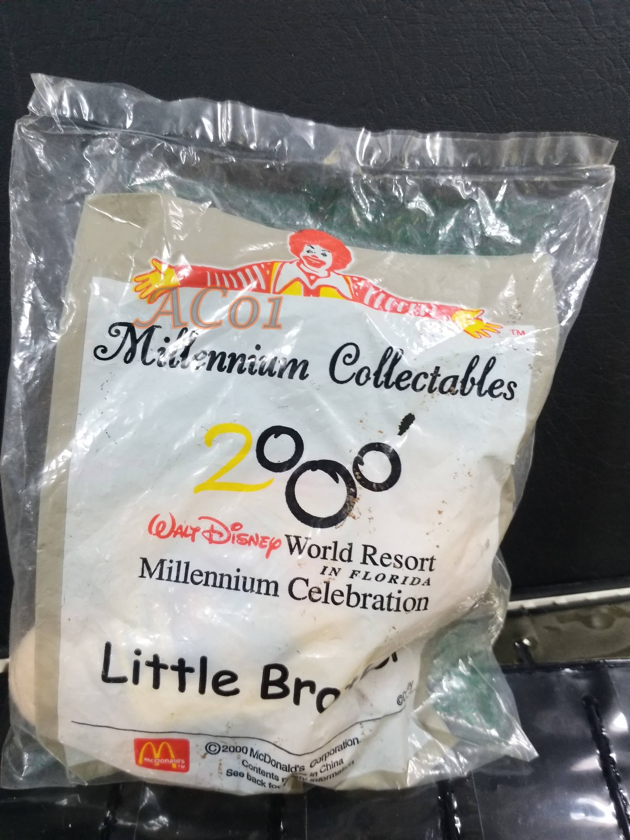 ของเล่นMcDonald's ของเล่นHappy Meal / Walt Disney World. Millennium Collectables - LITTLE BROTHER / ในถุงเดิม ไม่แกะ ถุงเก่าหน่อย เก่าเก็บ