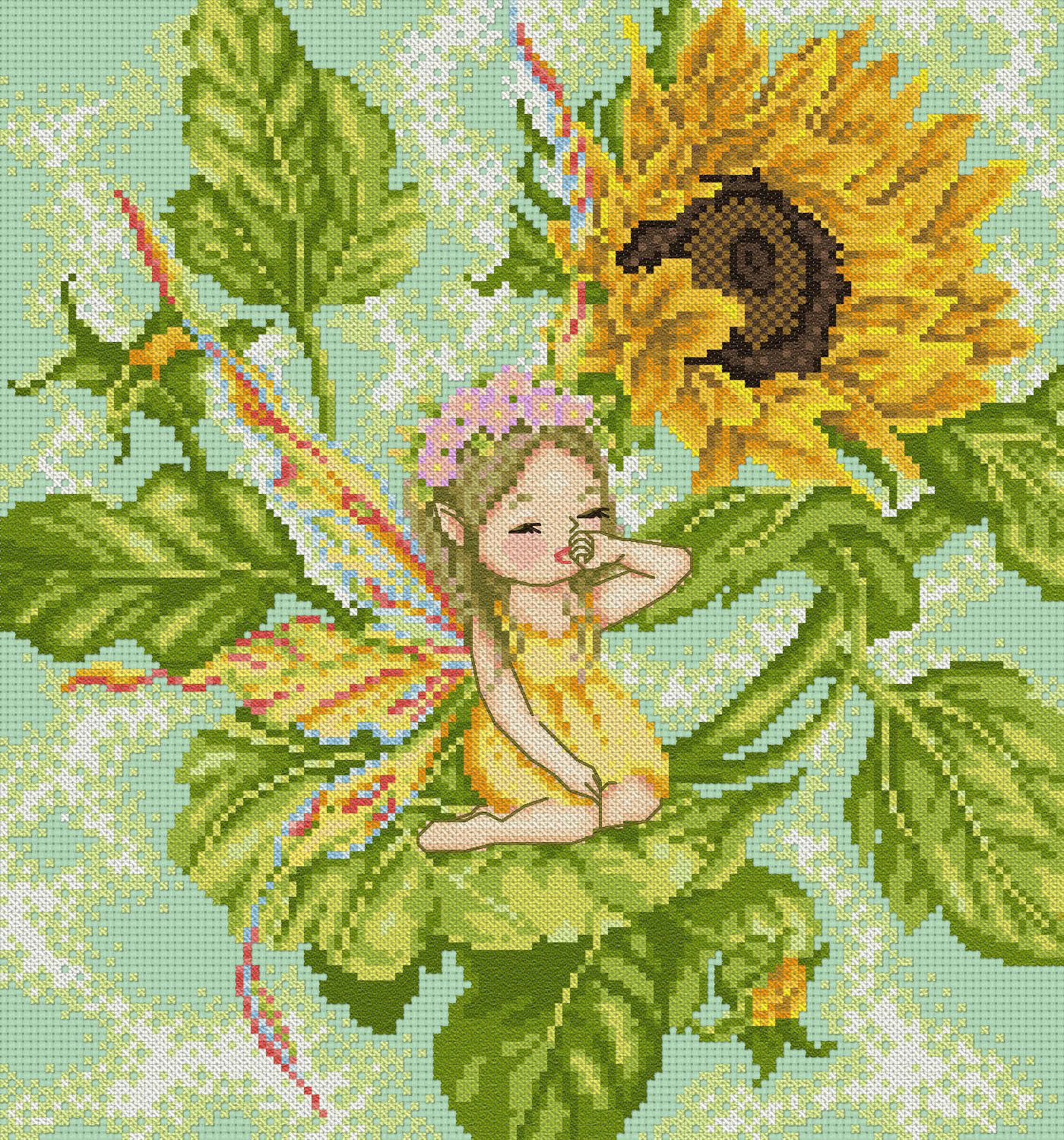 Jasmine ชุดปักครอสติช Little Fairy