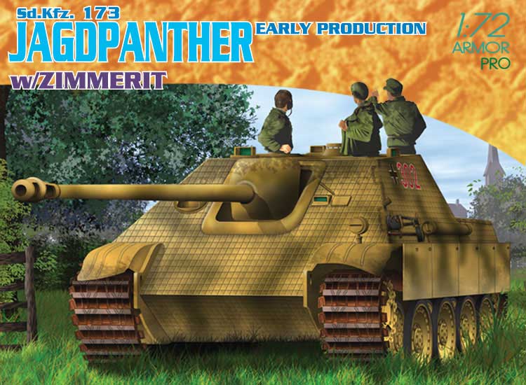 1/72 Sd.Kfz. 173 JAGDPANT. E.PROD.w/ZIMMERIT