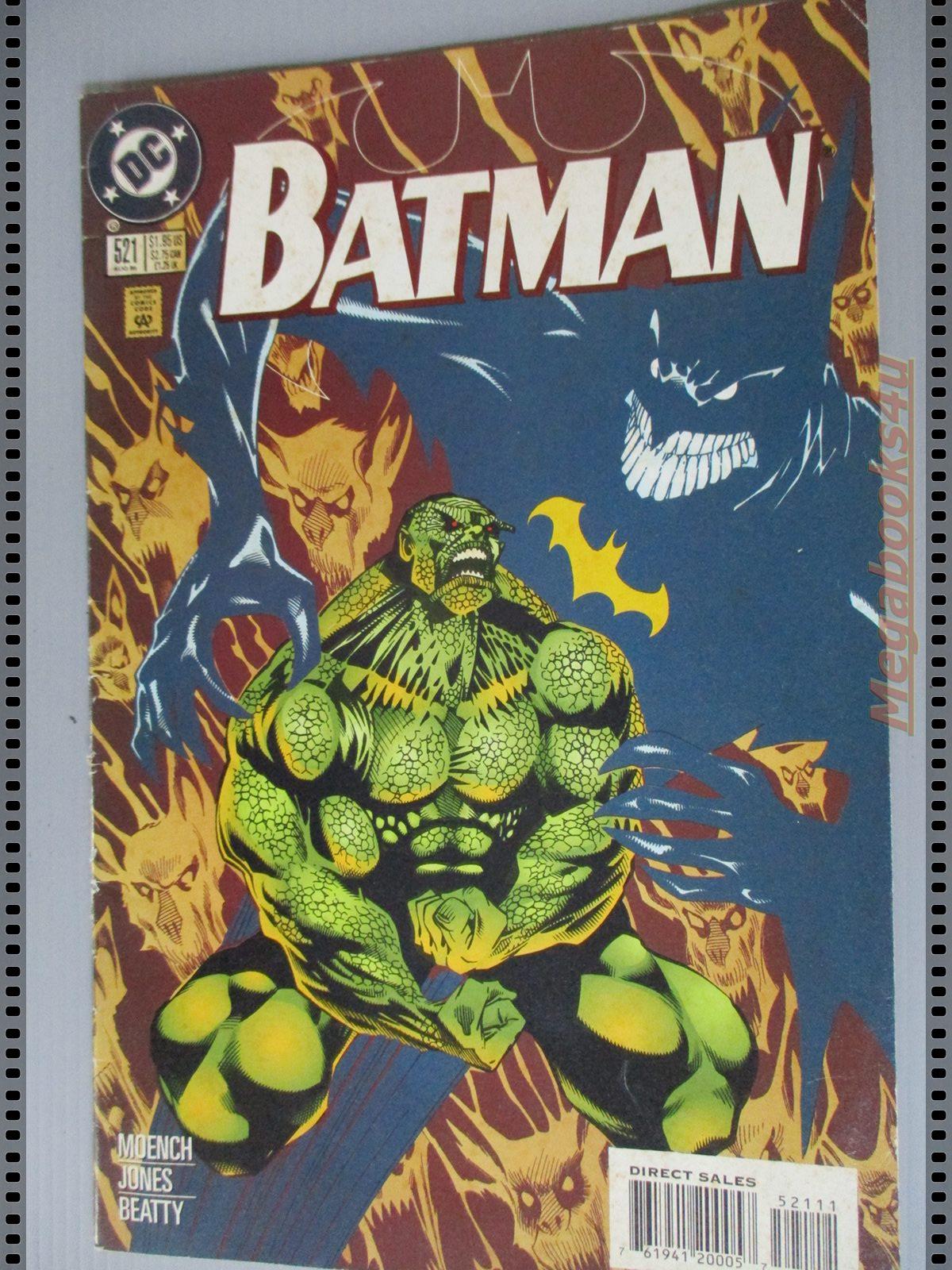 การ์ตูน DC comics การ์ตูนภาษาอังกฤษ แบทแมน BATMAN ฉบับที่ 521 ตอน KILLER CROC ปี2539