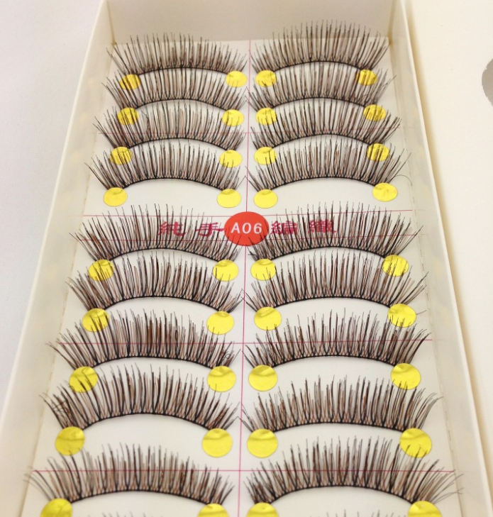 V-A06 ขนตาปลอม(ราคาส่ง)ดำ+สีน้ำตาล ขั้นต่ำ 15 เเพ็ค คละเเบบได้ ** ล๊อตขนน้ำตาลจะสีจืดนิดนึงคะ**