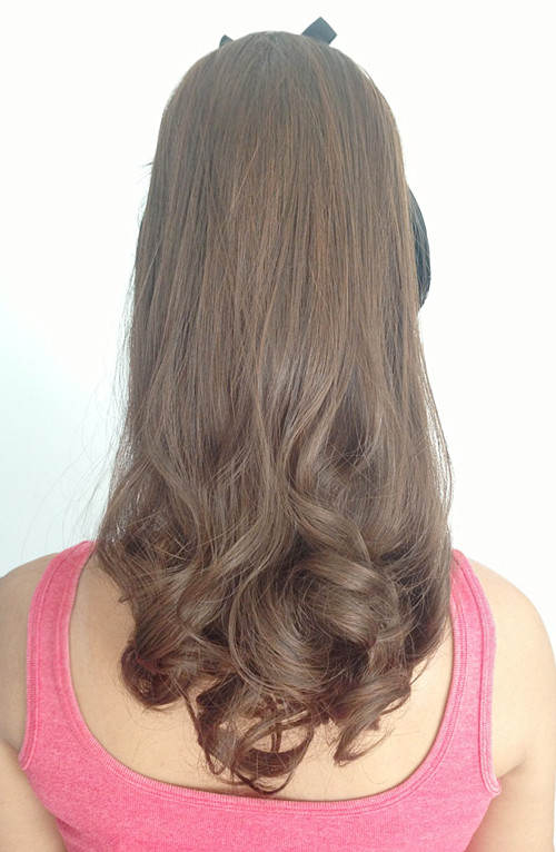 K306 หางม้า เเบบผูก จัดเเต่ง ให้เป็นสวอล หรือจะหวีให้ลอนคลายก็ได้ สวยเป๊ะเหมือนกัน