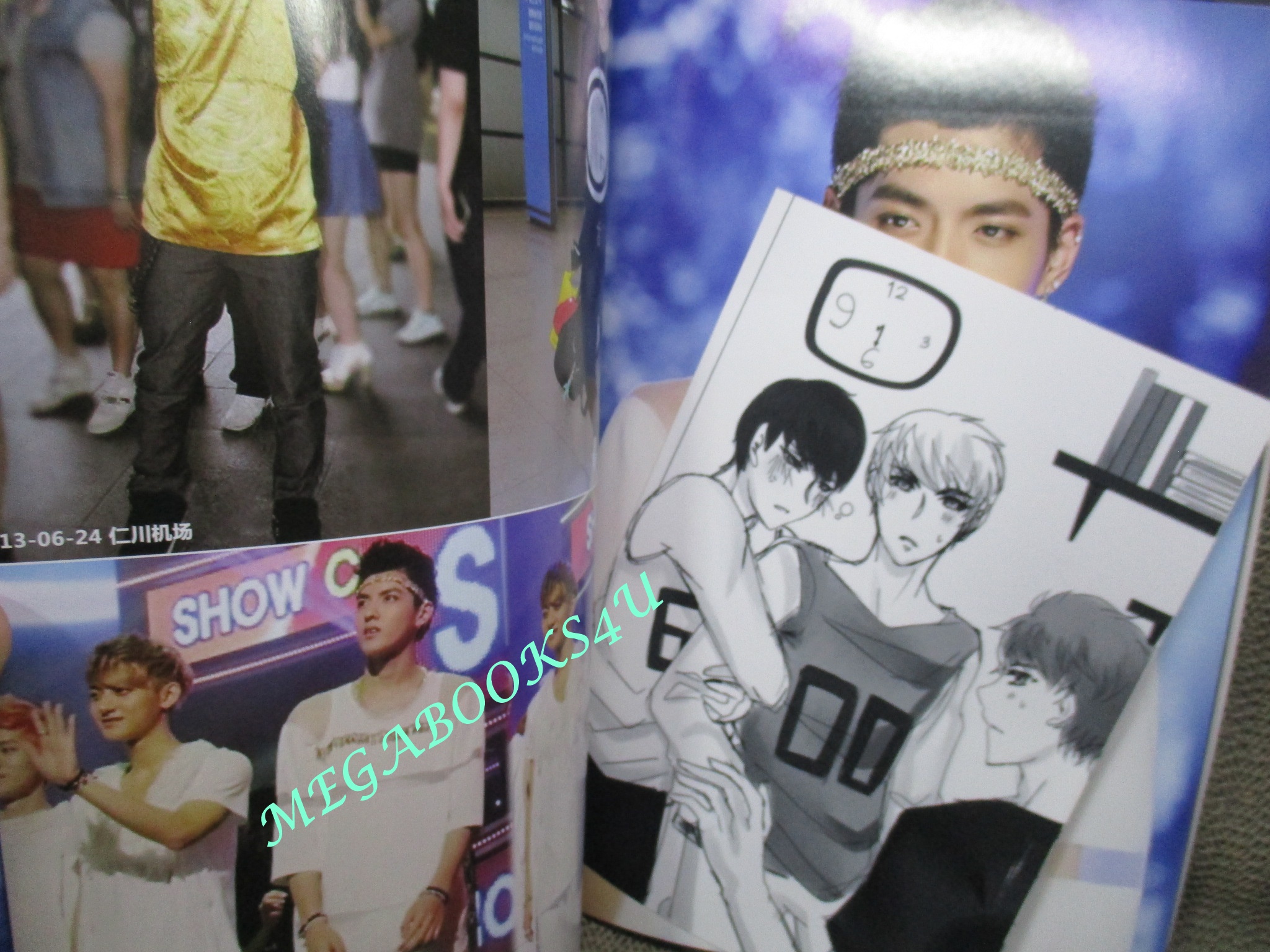 หนังสือ RECORDING OF KRIS & TAQ / Wú Yìfán คริส อู๋ / HUANG ZI TAO /TAQ , IN MEMORY DURING 2012-2013