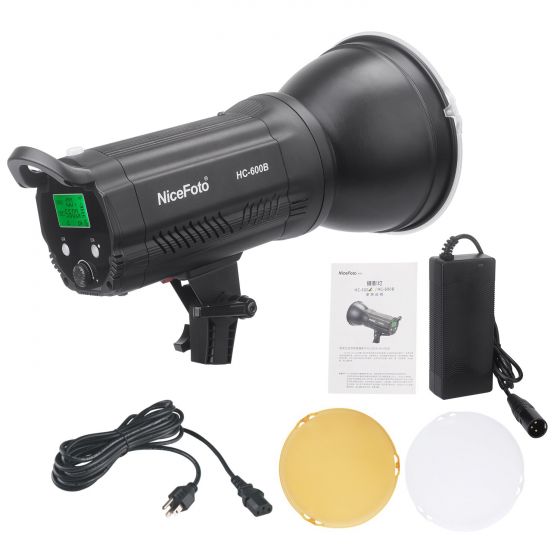 NiceFoto HC-600B LED Video Light Lamp FSK 2.4G