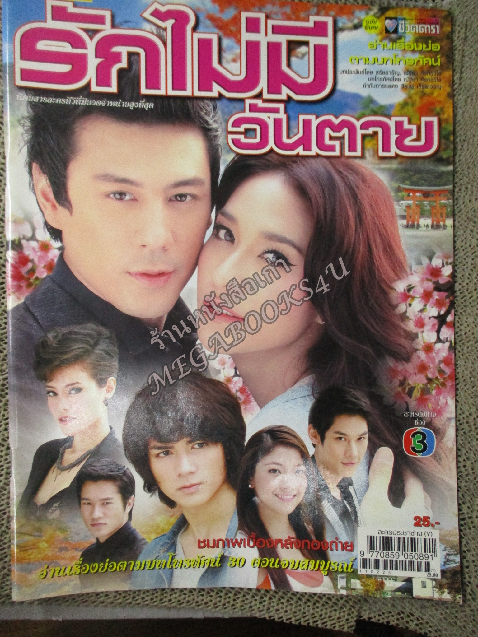นิตยสารเรื่องย่อละครโทรทัศน์ รักไม่มีวันตาย ปี2554 ปกรณ์ ลัม กันต์ กันตถาวร เฌอมาลย์ บุญยศักดิ์