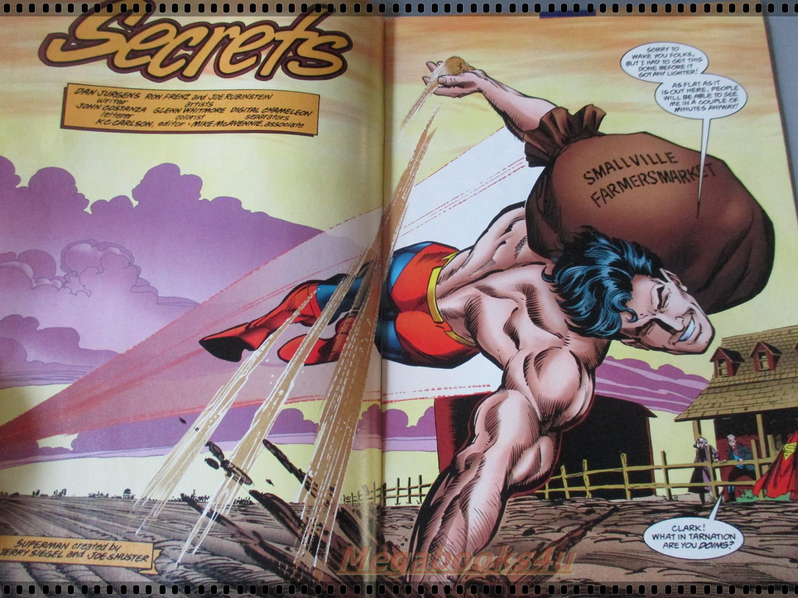 การ์ตูน DC comics การ์ตูนภาษาอังกฤษ ซุปเปอร์แมน SUPERMAN ฉบับที่ 113 ปี2539 ตอน SECRETS