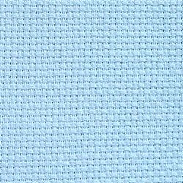ผ้า Aida 14 count. สีฟ้าอ่อน ขนาด 50 x 75 ซม.