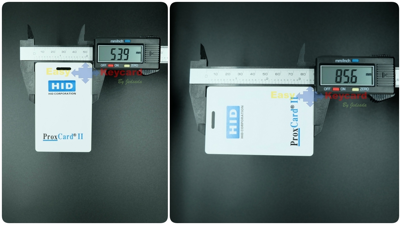 บัตรคีย์การ์ด HID ProxCard ®II (คลื่น 125khz) (แบบหนา)