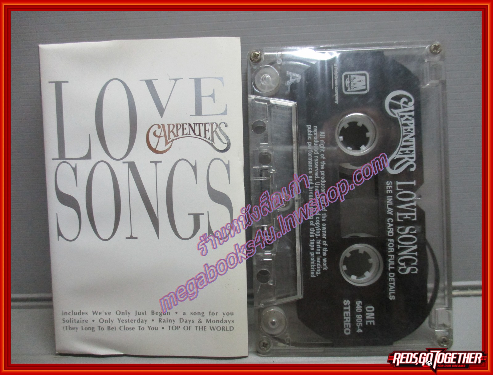 เทปเพลงสากล CARPENTERS อัลบั้ม LOVE SONGS