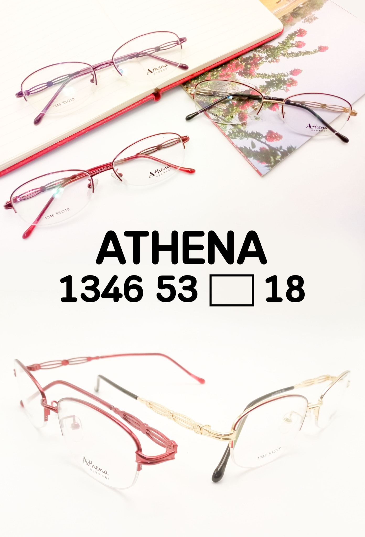 กรอบแว่นตา ATHENA EYEWEAR แว่นตา ดีไซน์สวยหรู