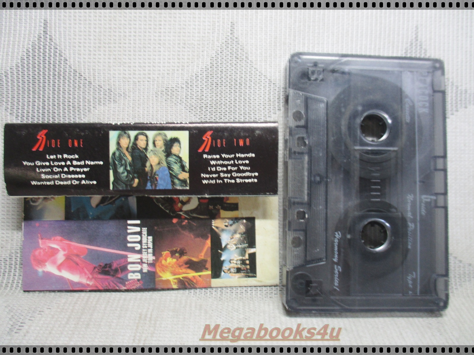 ขายเทปเพลงเก่า BON JOVI ; SLIPPERY WHEN WET