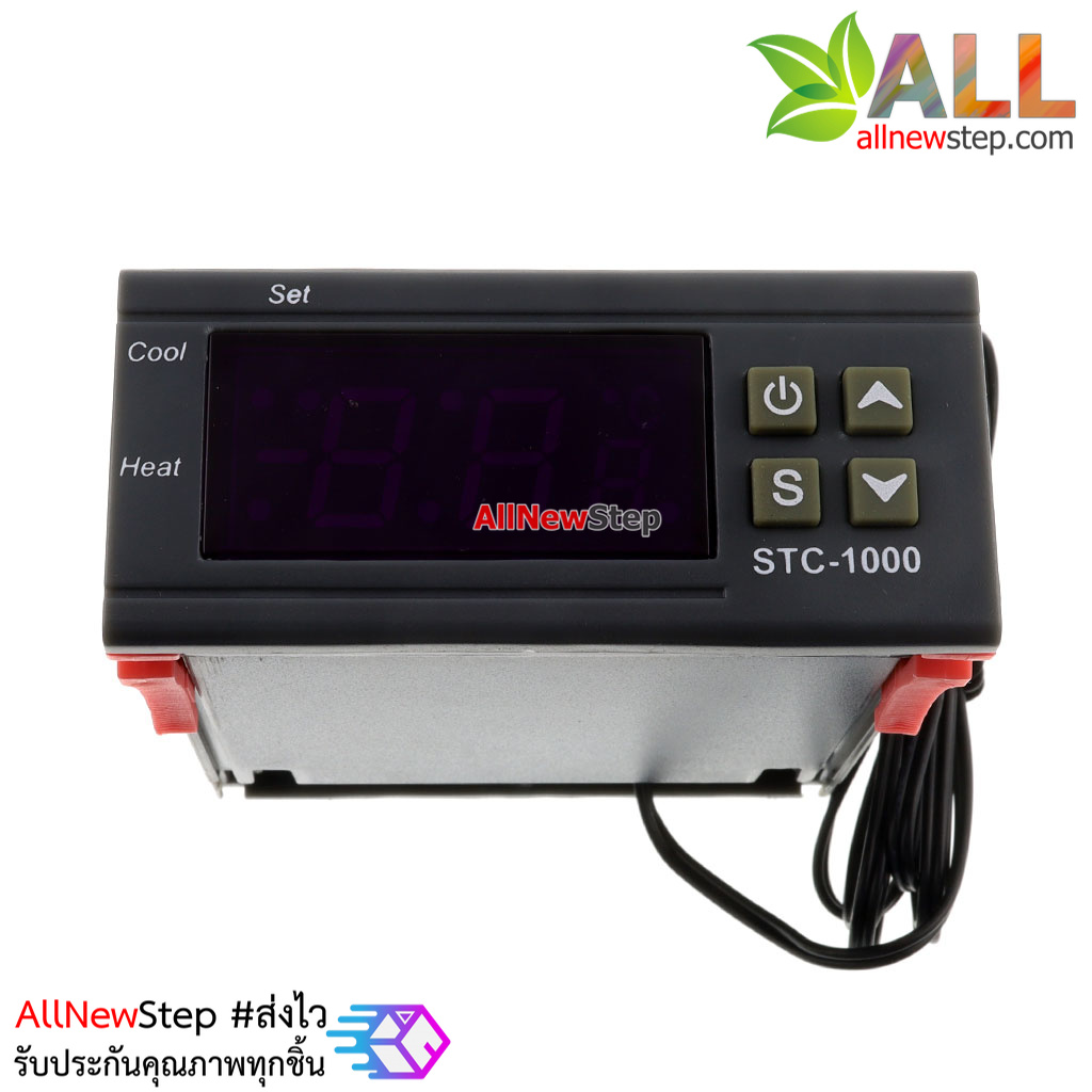 STC-1000 Digital temperature controller STC-1000 บอร์ดสวิตช์ควบคุมอุณหภูมิพร้อมจอแสดงผล 12V