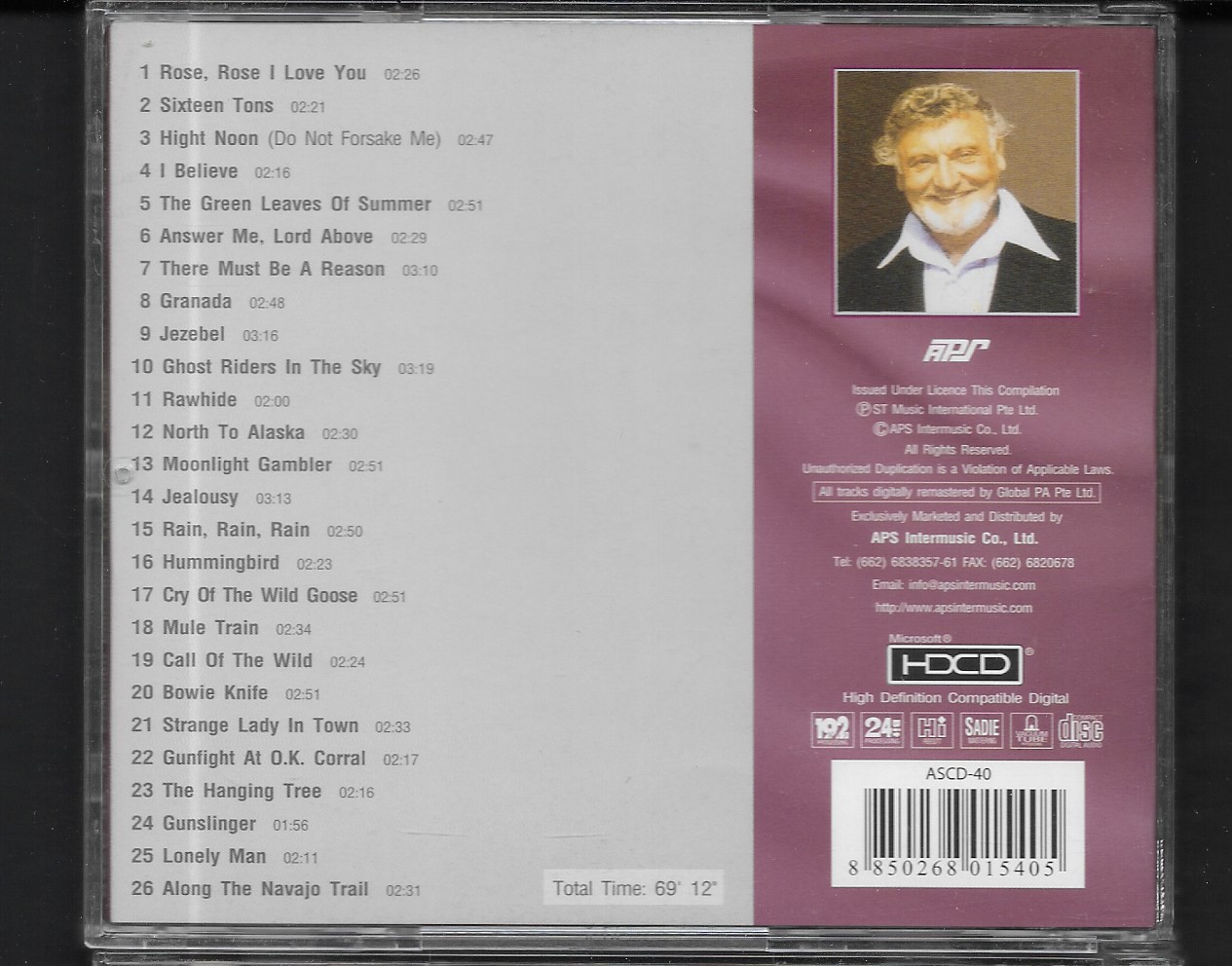 Used CD,Frankie Laine - The Platinum Collection The Very Best Of 26 Original Greatest Hits (B)