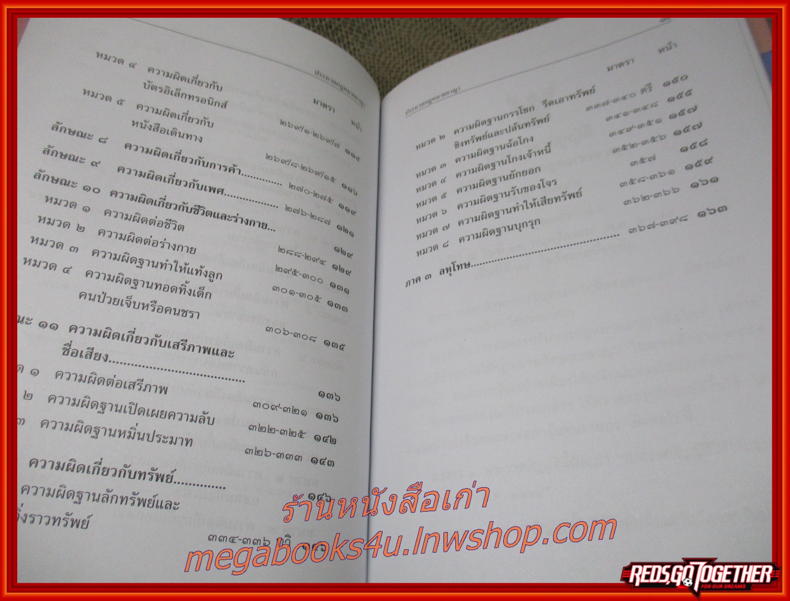 ประมวลกฎหมายอาญา ฉบับทันสมัย แก้ไขเพิ่มเติม 2551 / ธีระพล อรุณะกสิกร /สนพ. วิญญูชน / แผ่นรองปกหน้า และเนื้อหา มีข้อความขีดเขียน