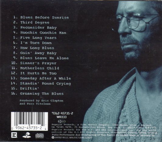 CD,Eric Clapton - From the Cradle (1994)(Germany)
