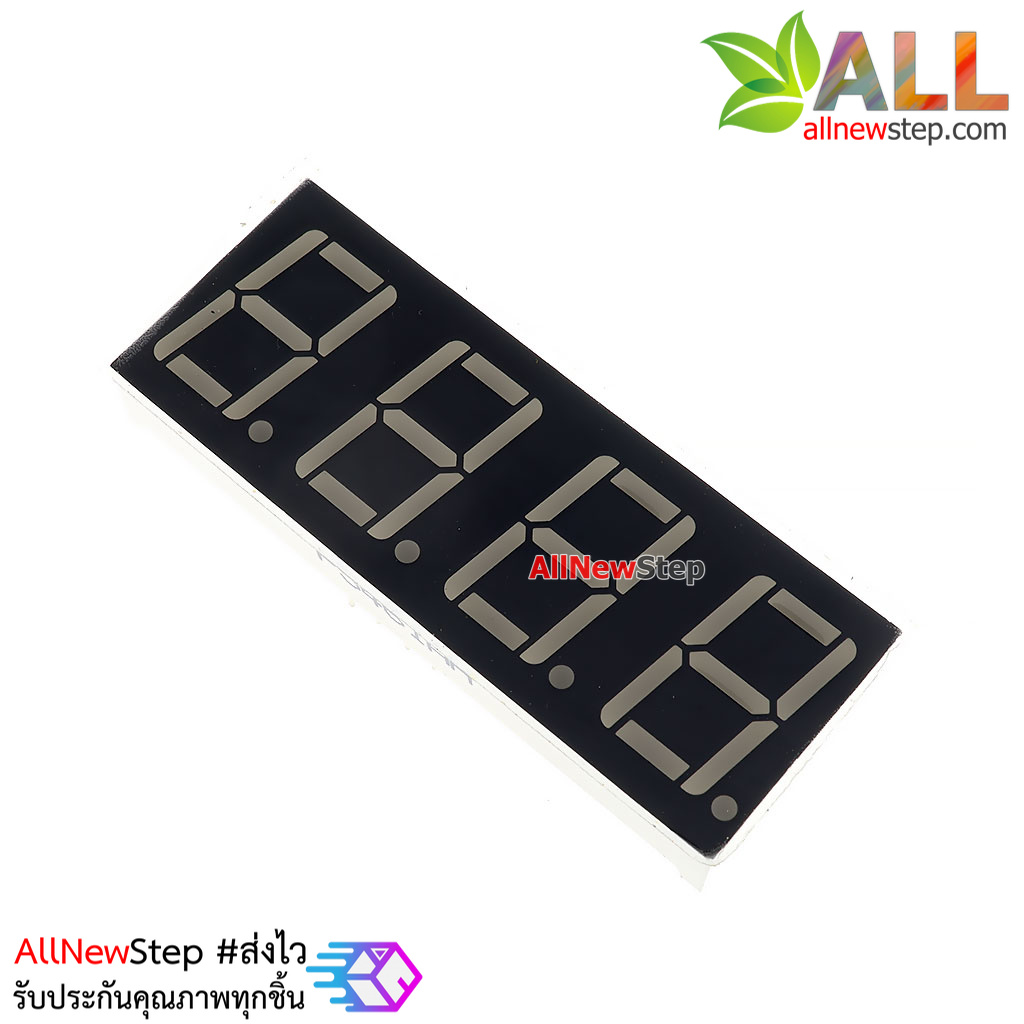 7 Segment 0.56 นิ้ว Common Cathode 4 digit Red ไฟ 7 segment 0.56 4 หลัก สีแดงแบบไฟลบร่วม 5461A