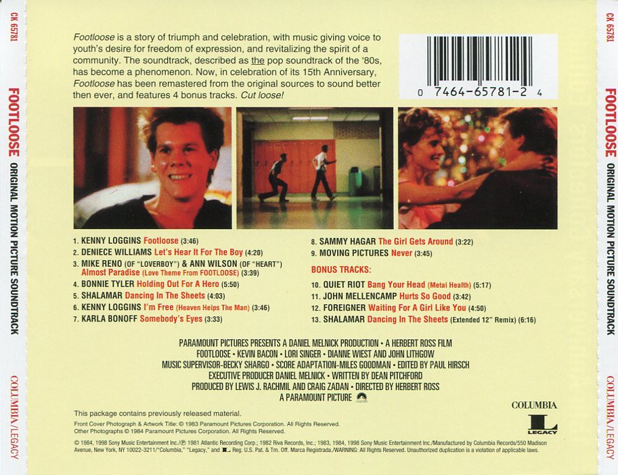 Footloose (Soundtrack English)