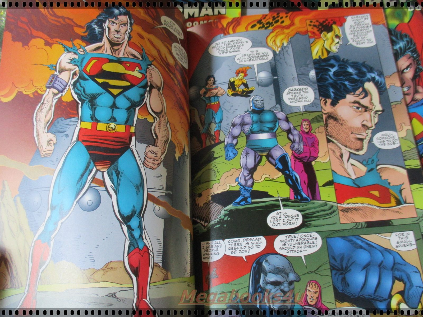 การ์ตูน DC comics การ์ตูนภาษาอังกฤษ ซุปเปอร์แมน SUPERMAN ฉบับที่ 1,2,3 ตอน DOOMSDAY