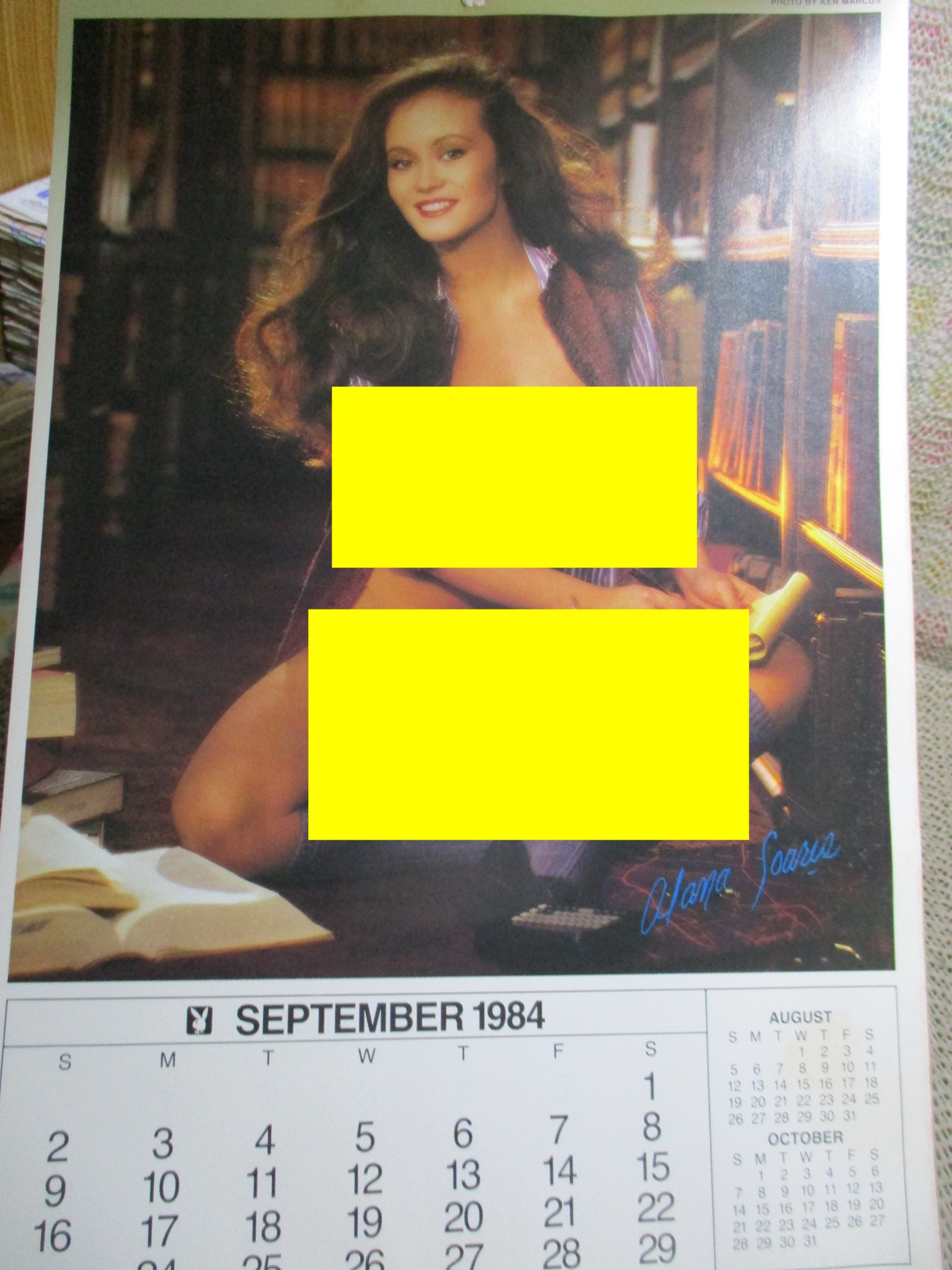 ปฏิทิน playboy ปี1984 12เดือน12นางแบบ ครบถ้วน สภาพดี