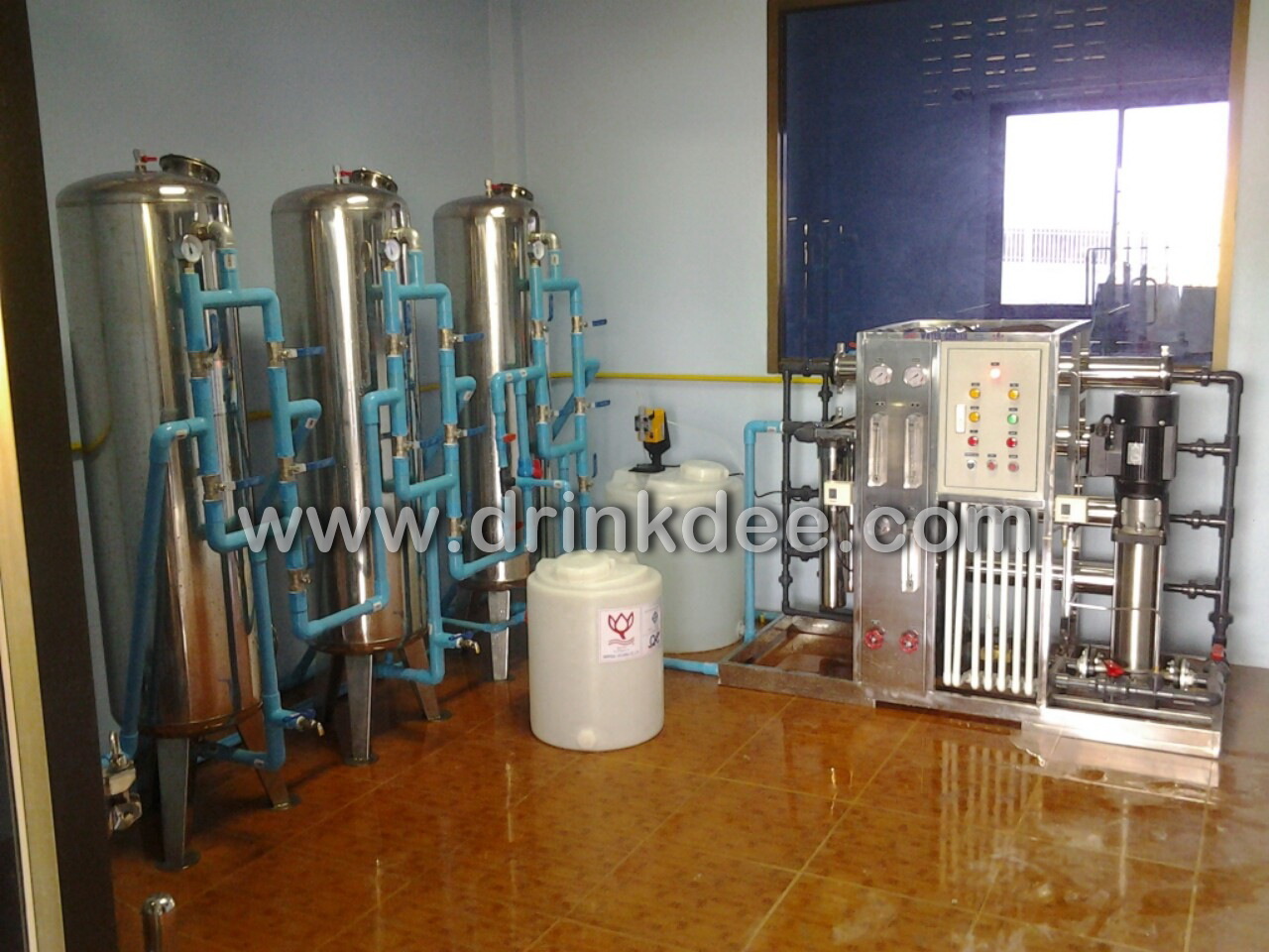 ชุดติดตั้งโรงานผลิตน้ำดื่ม 24,000 ลิตร/วัน (ทั้งระบบ)