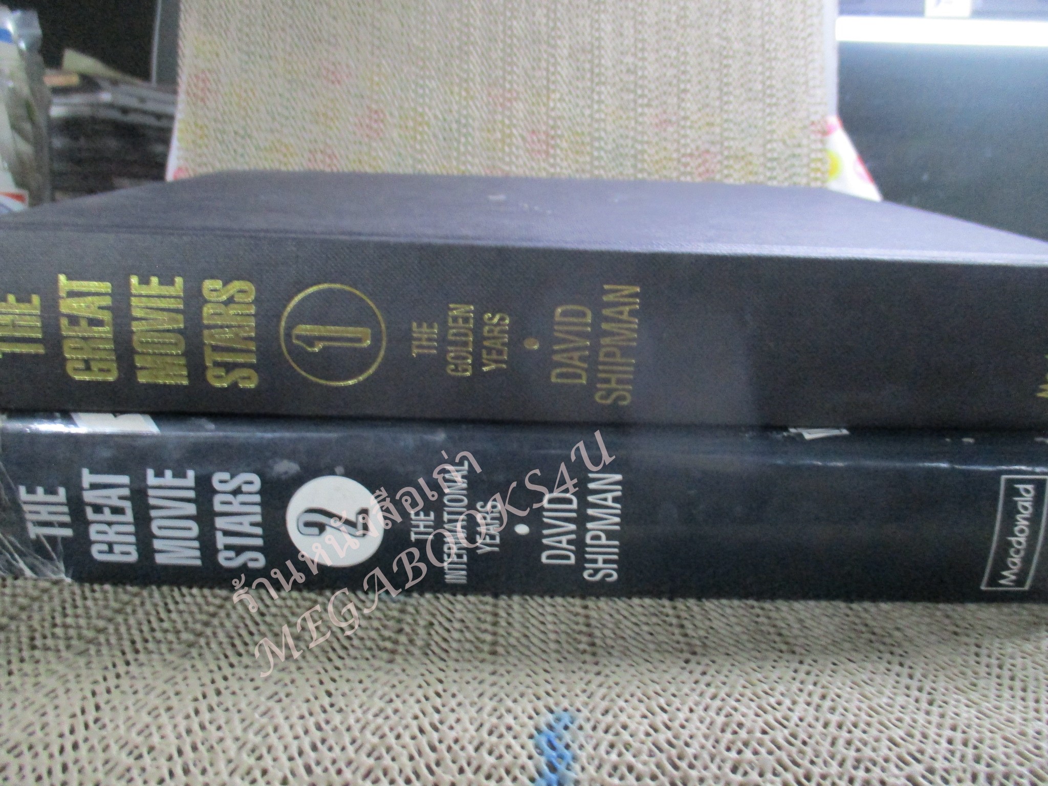 The Great Movie Stars The Golden Years เล่ม1 ซุปเปอร์สตาร์ ดาราภาพยนตร์ ภาพยนตร์ในอดีต/ DAVID SHIPMAN /