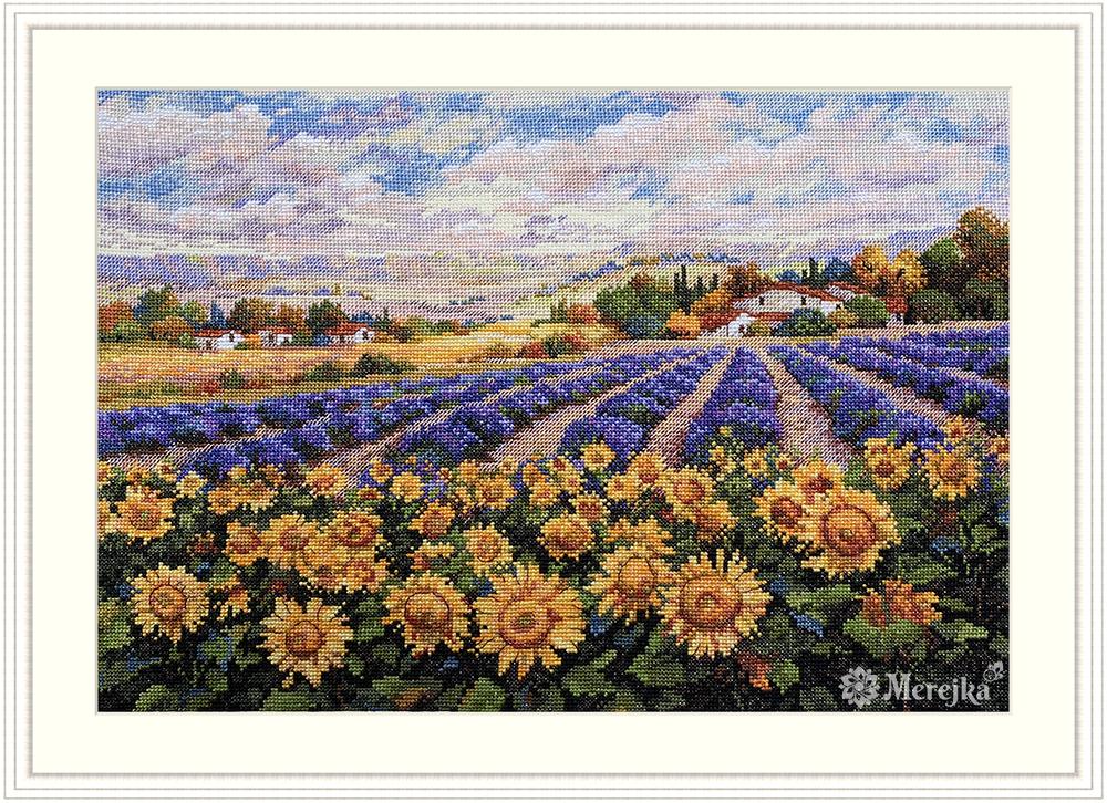 Merejka ชุดปัก Fields of Lavender and Sun