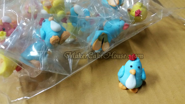 ตุ๊กตาไอซิ่งรูปไก่ ( 20 ชิ้น )