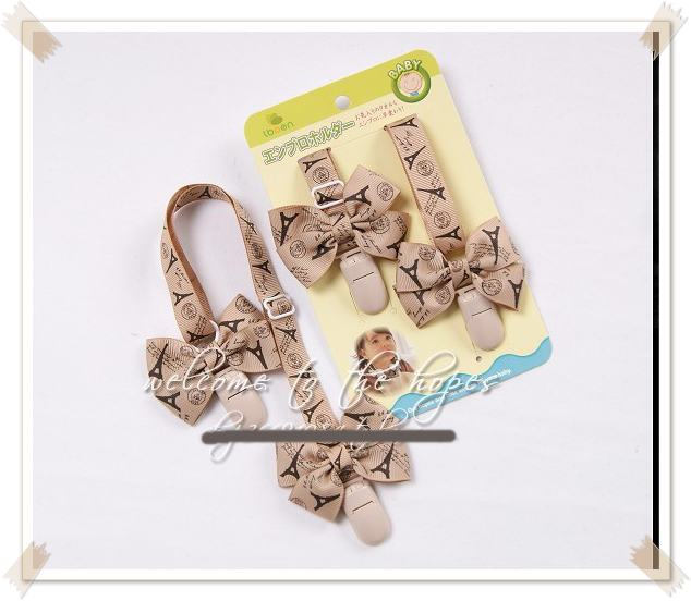 คลิปหนีบผ้ากันเปื้อนเวลาน้องทานอาหารสินค้านำเข้าจากญี่ปุ่นลายน่ารักมากๆจ้า