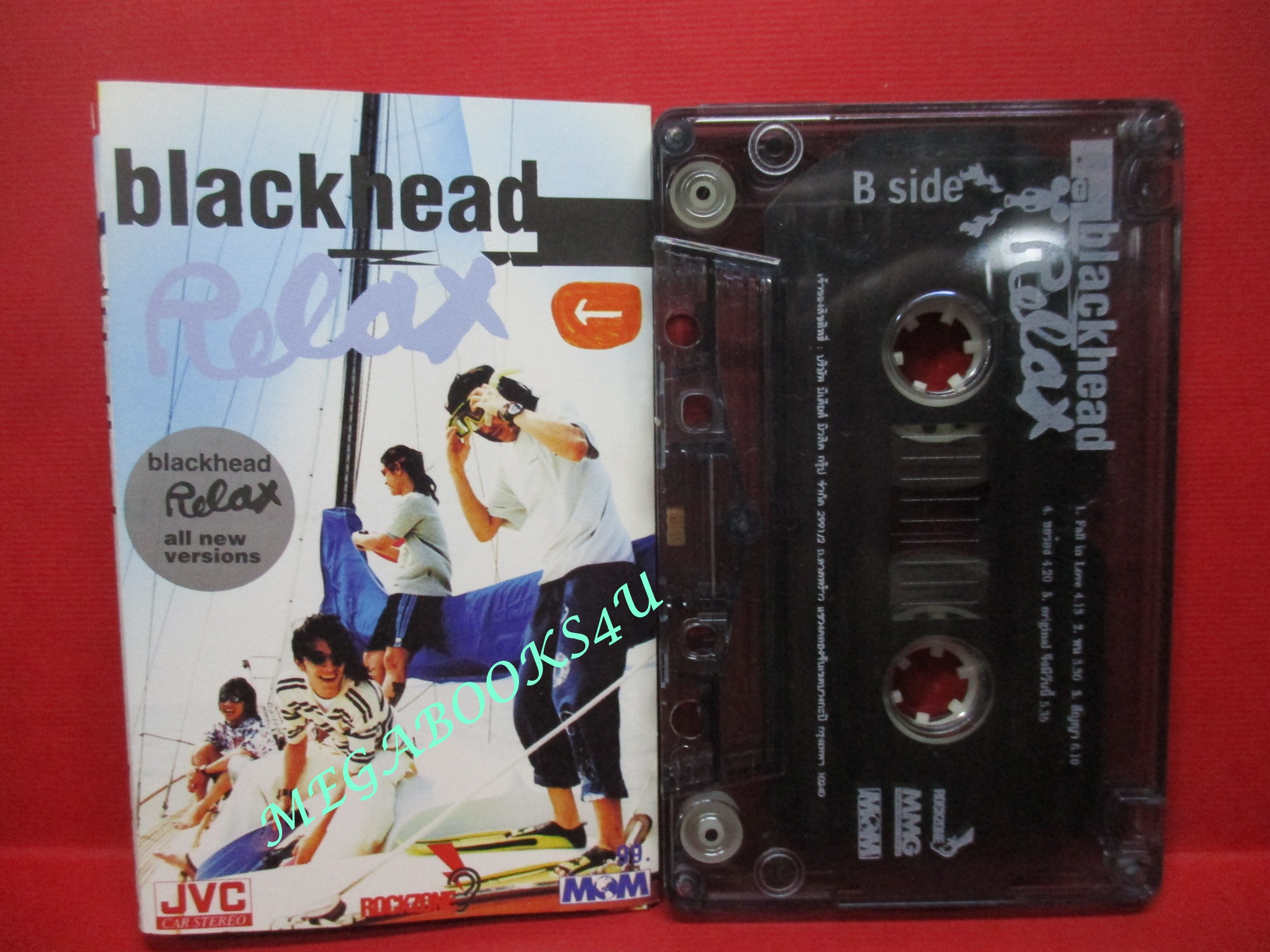 เทปเพลงไทยสากล BLACK HEAD อัลบั้ม BLACKHEAD RELAX