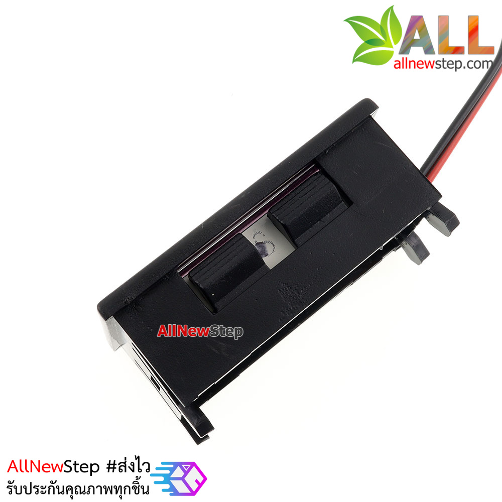 LED Voltage Meter Mini Digital Voltmeter DC 5-28V สีแดง