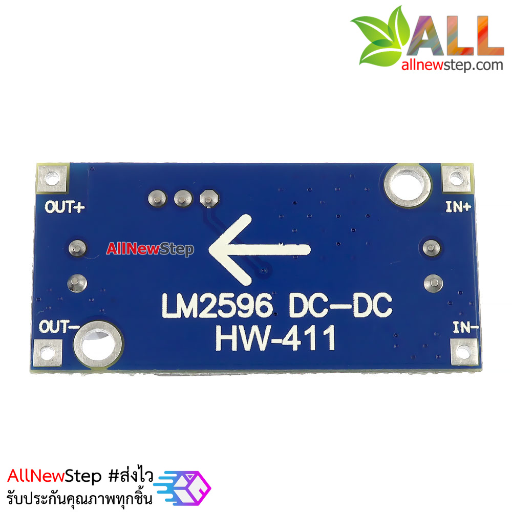 โมดูลเรกูเลเตอร์ แปลงไฟ 4-35V เป็น 1.25-35V LM2596S Module (3A) LM2596 DC-to-DC Step down Converter Module