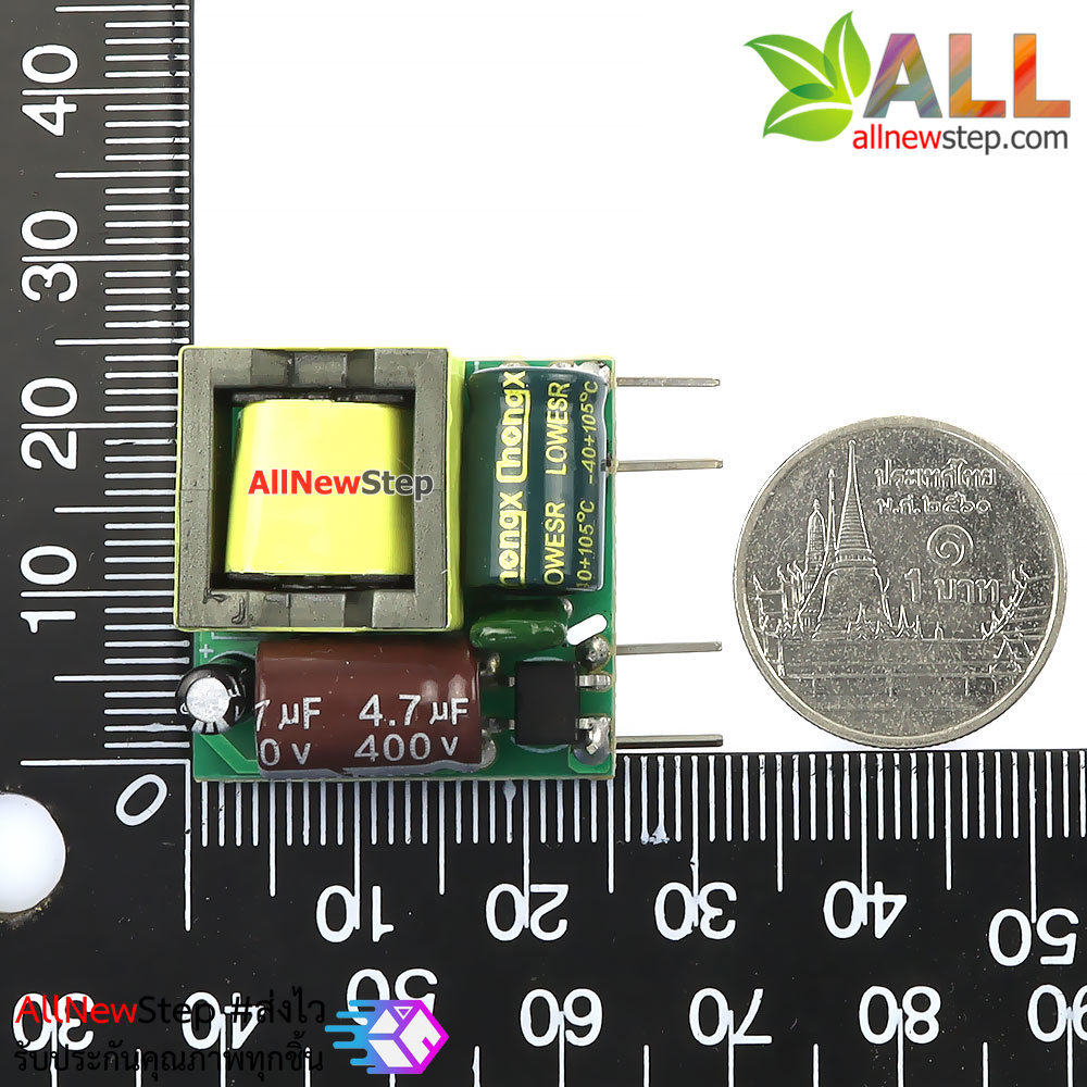 แหล่งจ่ายไฟ 12v 400ma switch power isolation module 4.8W AC-DC 220V to 12V