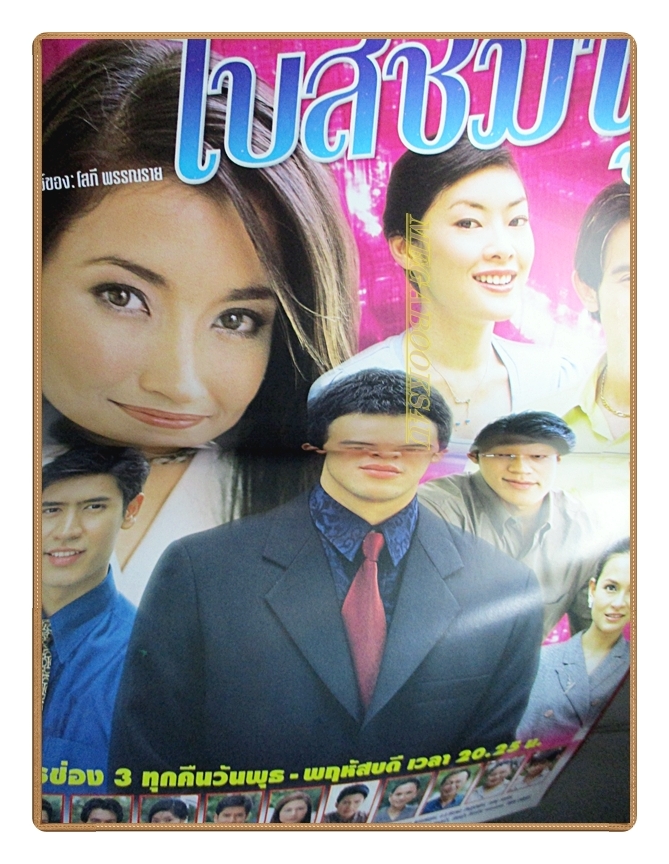 นิตยสารเรื่องย่อละครโทรทัศน์ โบสีชมพู ปี2547 สภาพดี แองจี้ เฮสติ้งส์ ชาคริต แย้มนาม