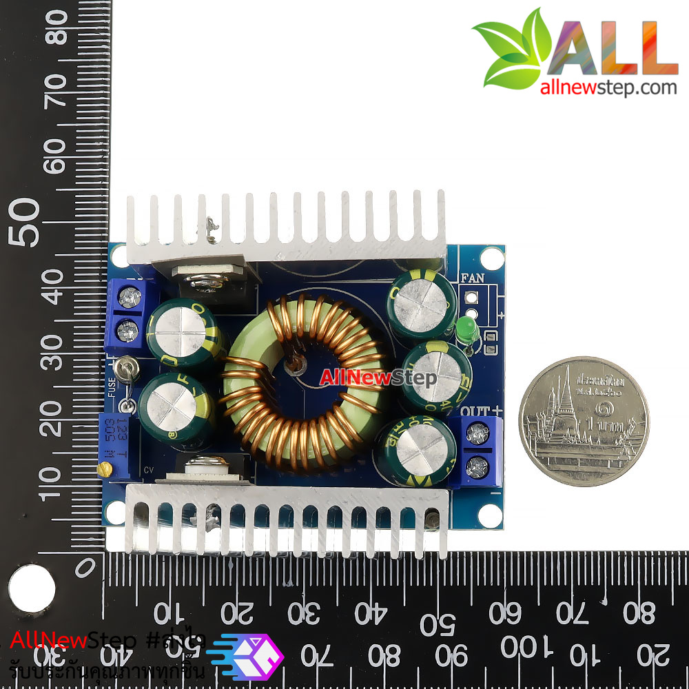 Step down DC-DC 4.5-30V to 0.8-30V 12A High Power adjustable 95% Low Ripple