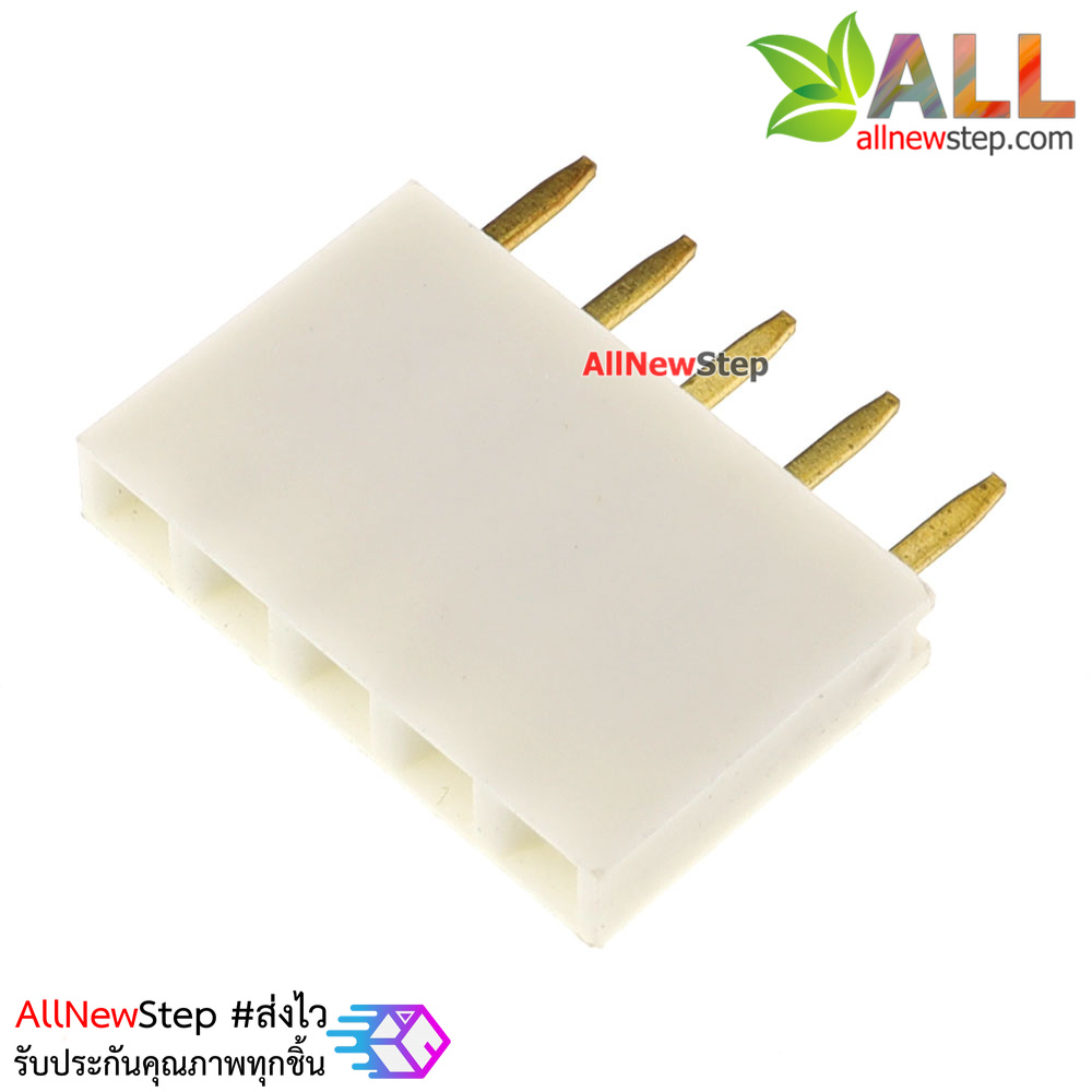 Pin header Female Header Single Row 2.54mm 5p Pin1x5 สีขาว