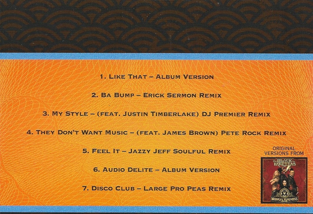 CD,The Black Eyed Peas - Renegotiations The Remixes (2006)(Thai)