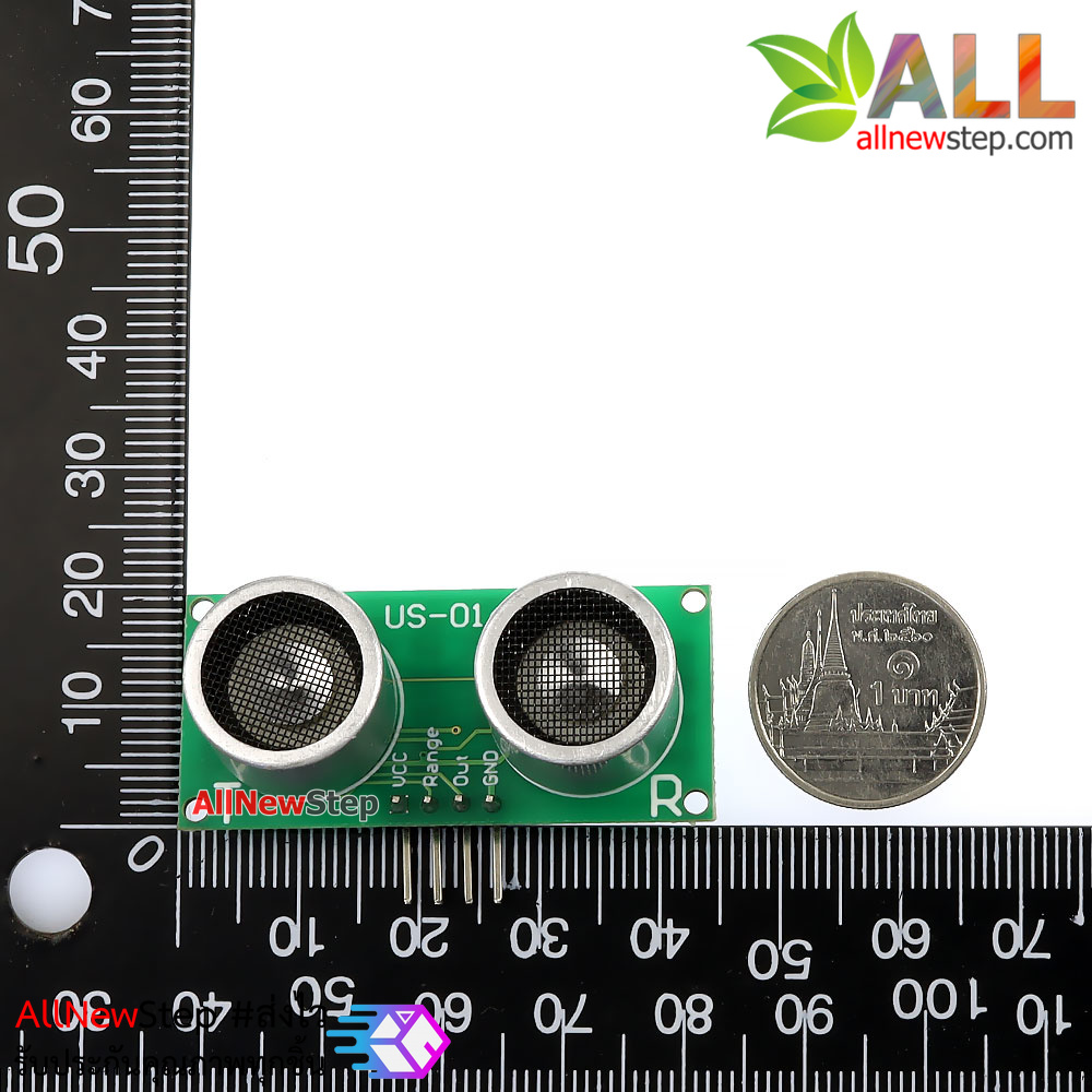 Ultrasonic module US-16 โมดูลวัดระยะทาง ultrasonic US-016 เอาต์พุตแบบ Analog