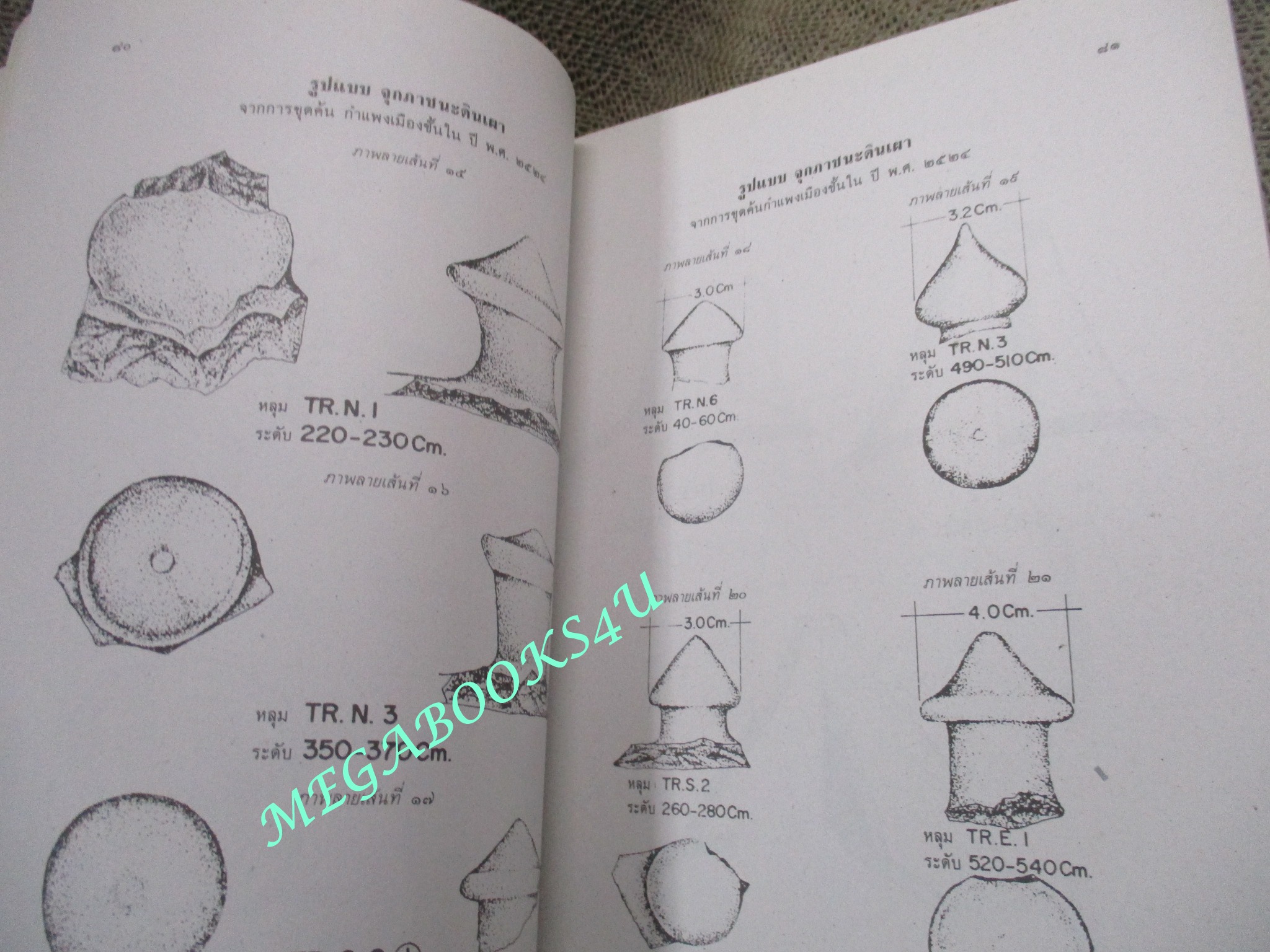 หนังสือการขุดค้นทางโบราณคดี ใน อุทยานประวัติศาสตร์สุโขทัย