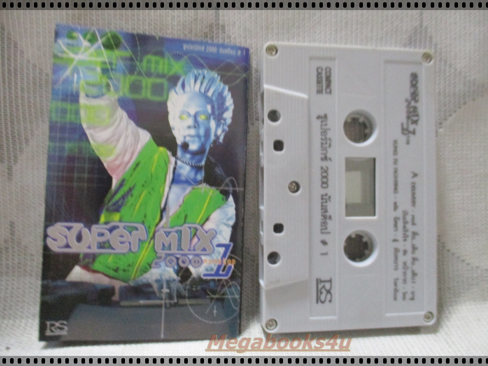 เทปเพลงไทยสากล อัลบั้ม SUPER MIX 2000 VOL01
