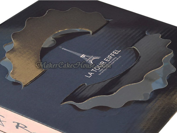 กล่องใส่เค้กสีชมพูหวาน ขนาด 3 ปอนด์