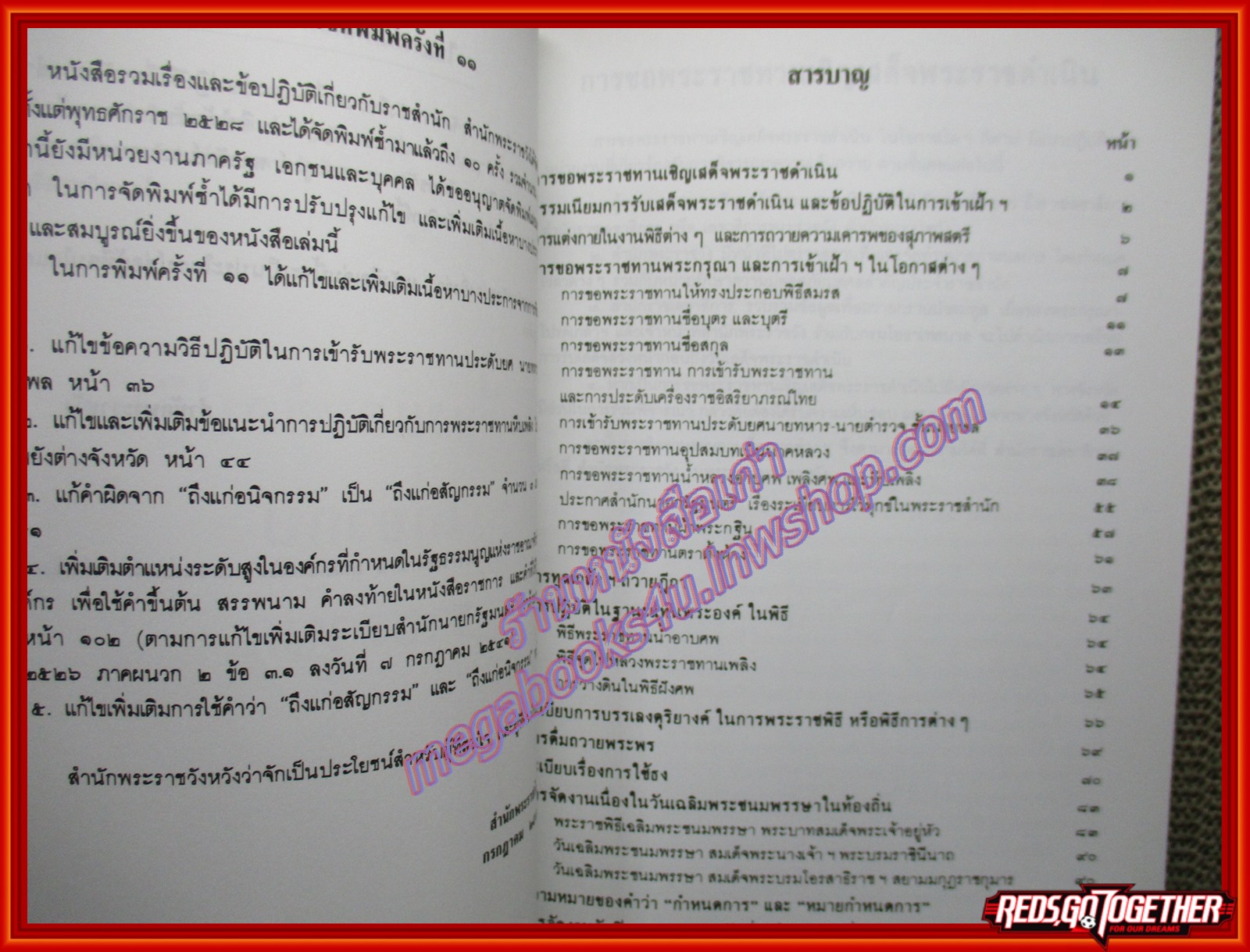 หนังสือ รวมเรื่องและข้อปฏิบัติเกี่ยวกับราชสำนัก โดย สำนักพระราชวัง