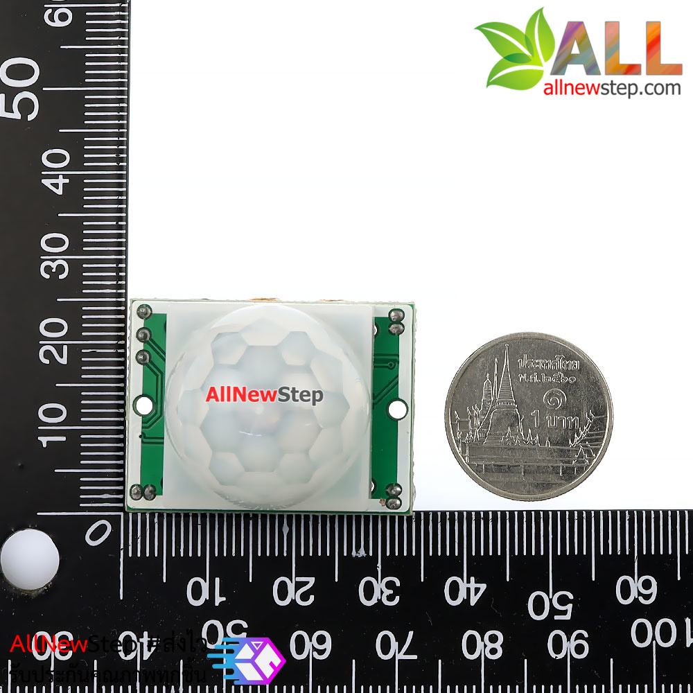Motion Sensor PIR HC-SR501 เซนเซอร์ตรวจจับความเคลื่อนไหว Infrared sensor HC-SR501 for Arduino