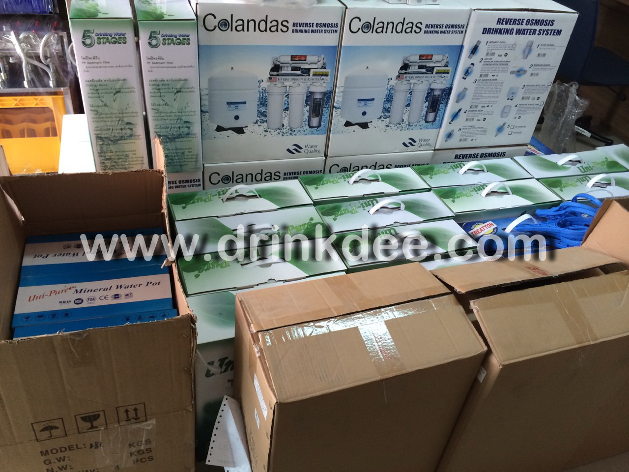 เครื่องกรองน้ำ 3 ขั้นตอน Unipure green