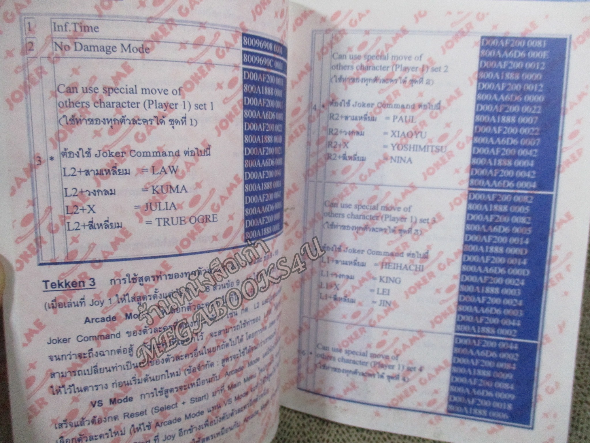 คู่มือเฉลยเกมส์ คู่มือสูตรอมตะ เล่ม15 / JOKER GAME / TAIL CONCERTO / ตัวหนังสือ แข็งแรง สภาพภายในดี